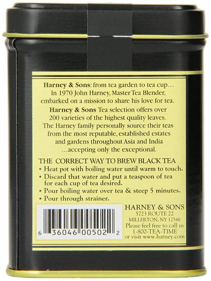 Harney & Sons Black Earl Grey Loose Leaf Tea, 4 Ounce