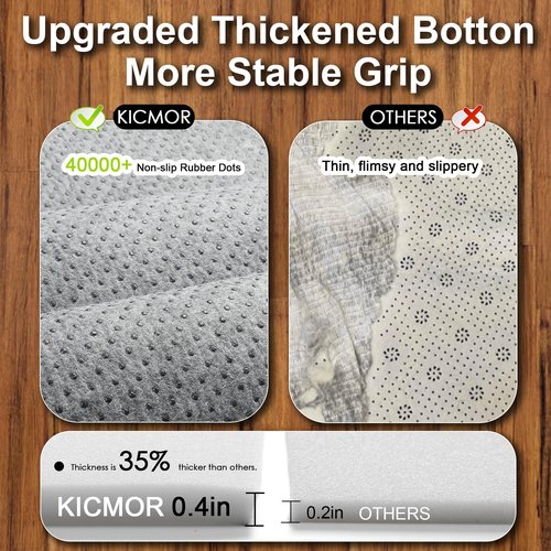 KICMOR Rugs for Living Room, 5x8 Area Rug Black and White Fluffy Shag Soft Checkered Rug Large Fuzzy Plush Furry Shaggy Carpet for Bedroom, Kids Boys Girls Teen Dorm Nursery Home Decor Aesthetic