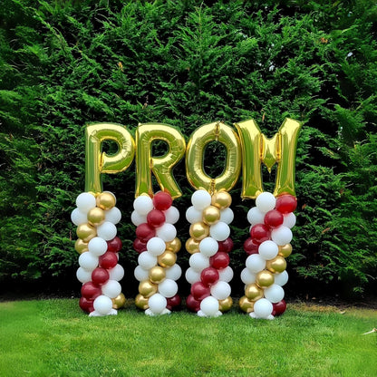 Regine Switzerland 40-Inch Gold Foil Letter Balloon - Large Self-Inflating R for Birthday & Anniversary Decor