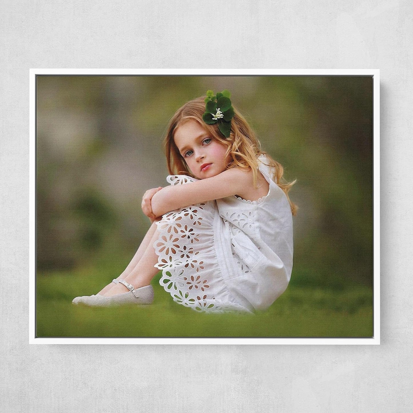 P&L ART - Personalized Custom Canvas Prints | Transform Your Photos into Stunning Wall Art - 16x24" White