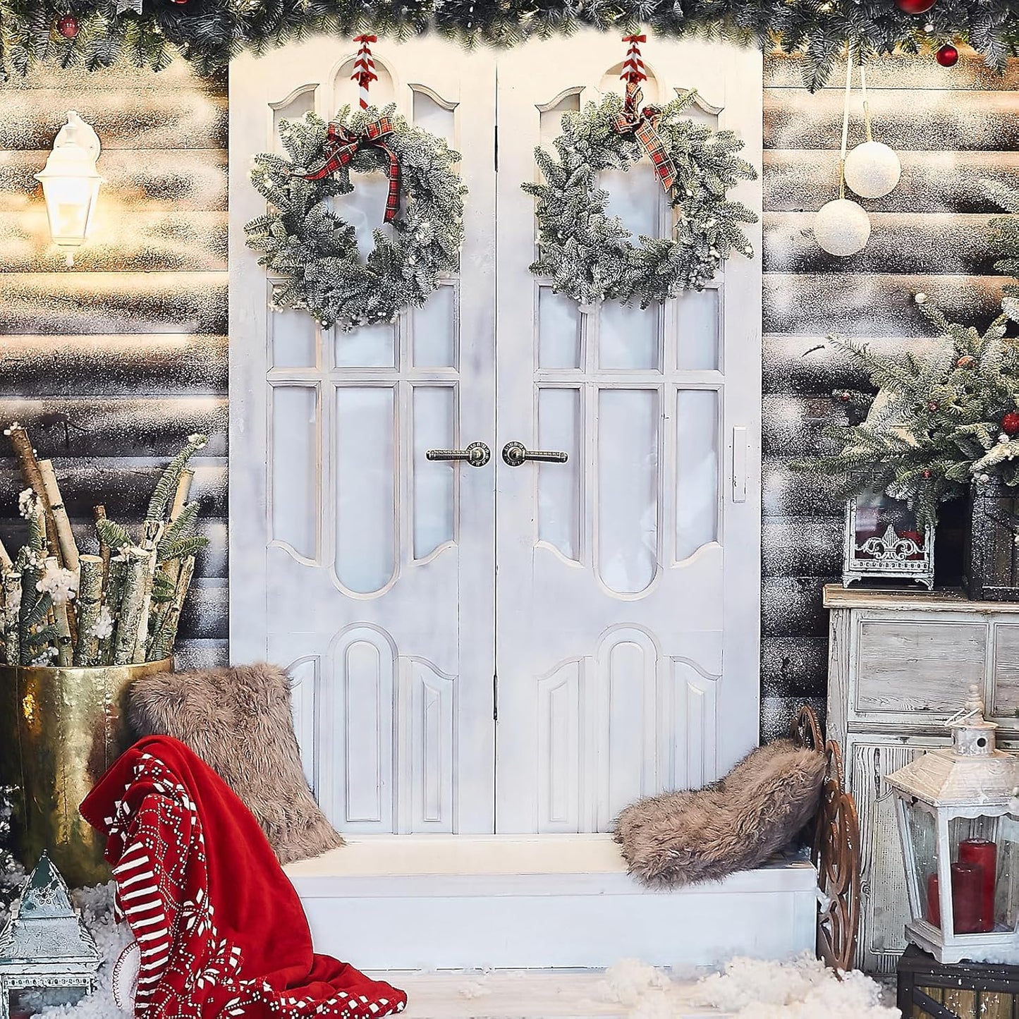 Regine Switzerland Wreath Hangers - 2 Pack Metal Over The Door Design for Christmas Decor