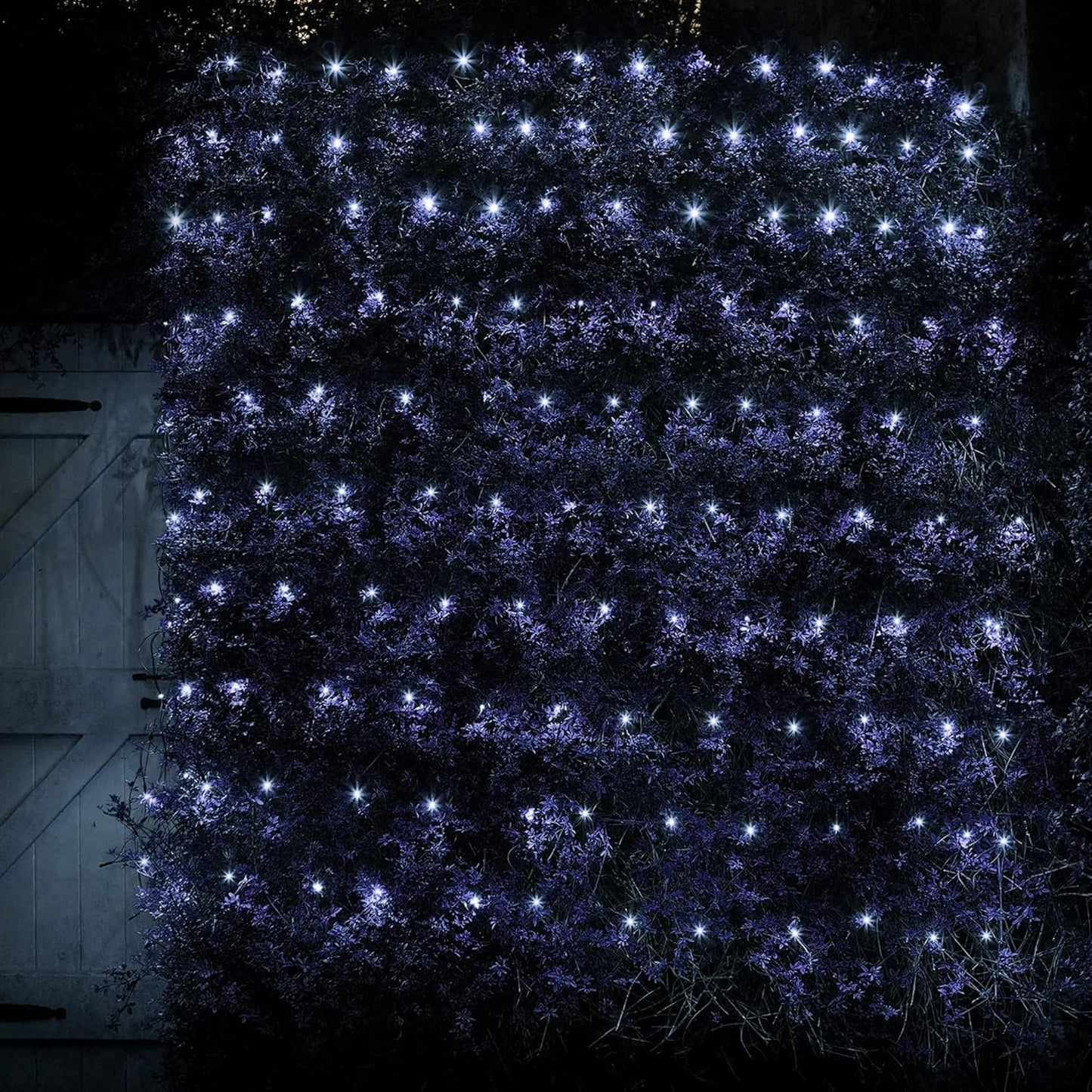 Dazzle Bright 360 LED Net Lights - 12FT x 5FT Waterproof String Lights with 8 Modes | Indoor Outdoor Christmas Decor (White)