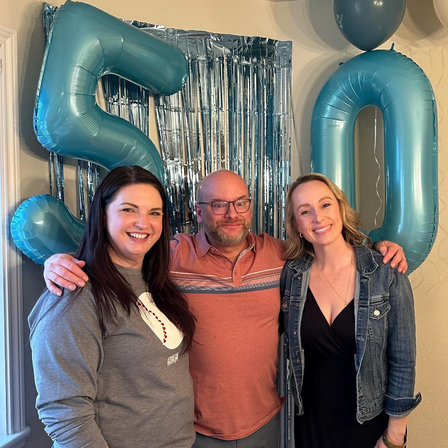 Pearlescent Blue 40-Inch Number Balloon - Perfect for Birthday Celebrations | 0 Number Design