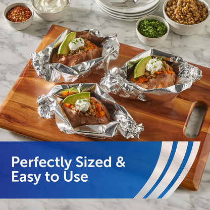 Reynolds Wrap Heavy Duty Aluminum Foil Sheets - Pre-Cut Pop-Up, 14 x 10.25 Inches | 150 Total Sheets