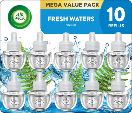Air Wick Scented Oils - Fresh Waters Fragrance | 0.67 Fl Oz Refill for Home Ambiance