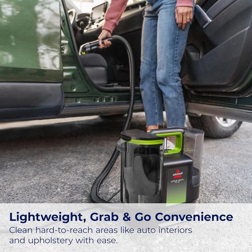 BISSELL® Little Green® Max Pet Portable Carpet Cleaner - Deep Cleaning with Self-Cleaning Tool | Ideal for Auto Detailing