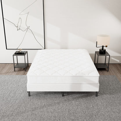 NEW JETO Metal Bed Frame,Sturdy Platform,Heavy Duty Sturdy Bed Frame Black King,9 Legs Support,Easy to Assemble,Without Taking Up Space and Easy to Move