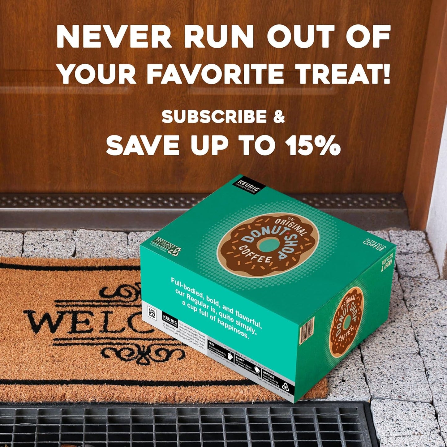 Original Donut Shop | Iced Duos Cookies & Caramel Coffee | 60 Keurig K-Cup Pods (6 Packs of 10)