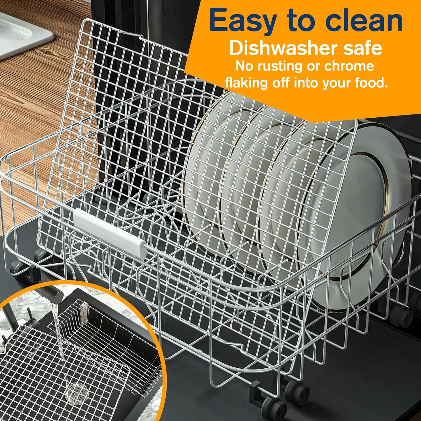 Skiennix Cooling Racks - Heavy Duty Stainless Steel Baking Rack Set | 11.65''x16.85'' | Oven & Dishwasher Safe
