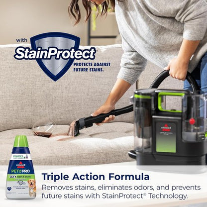 BISSELL® Little Green® Max Pet SmartMix Portable Carpet Cleaner - Deep Clean with Self-Cleaning Tool & Pet Hair Removal | 38572