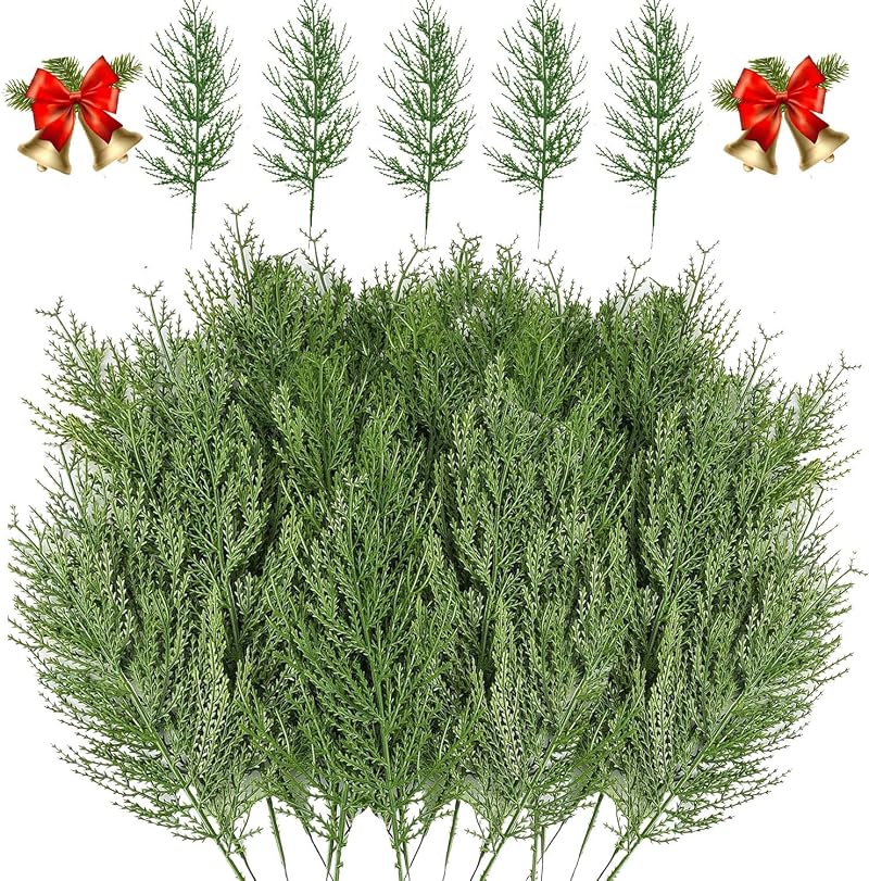 Artificial Pine Branches 30 Stems 12.6in for Wreaths, Centerpieces & DIY Decor (Variation of THIS listing: 30+12.6inch)
