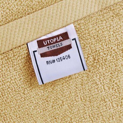 Utopia Towels 6 Pack Premium Hand Towels Set, 16 by 28 inches, 100% Ring Spun Cotton, Ultra Soft and Highly Absorbent 600GSM Towels for Bathroom, Gym, Shower, Hotel, and Spa, Beige