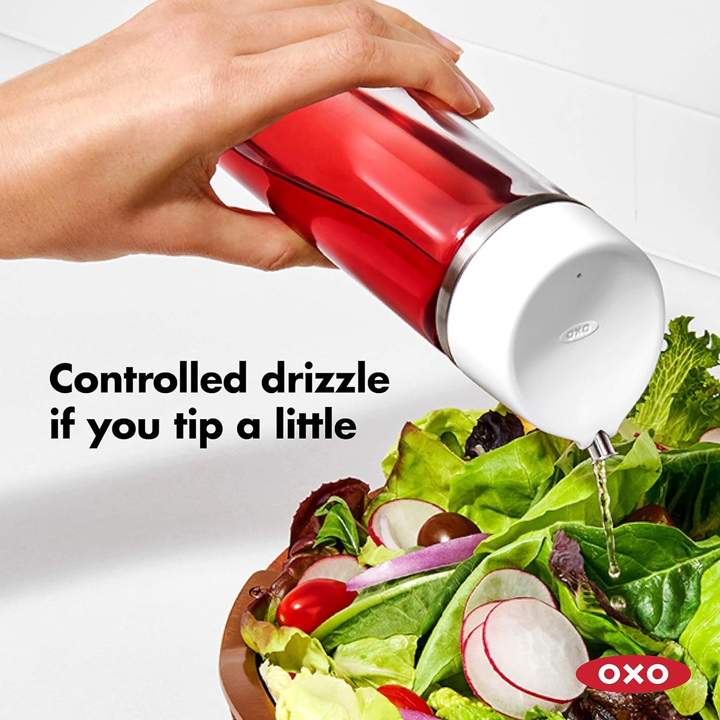 OXO Good Grips 12 Oz Precision Pour Glass Oil Dispenser - Effortless Control for Cooking
