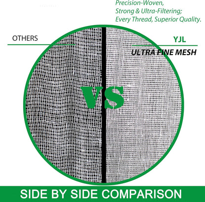 Organic Cheese Cloths - Grade 100 Extra Ultra Fine Mesh | 20x20 Inch, 6 Pack, 100% Unbleached Cotton for Straining & Cooking