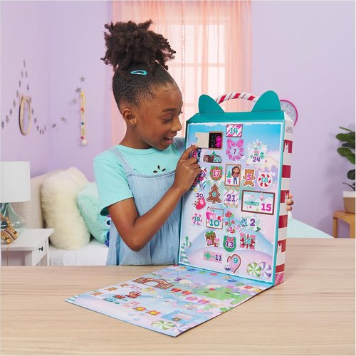 Gabby’s Dollhouse Advent Calendar 2023 - 24 Surprise Toys, Figures & Accessories for Kids Ages 3+