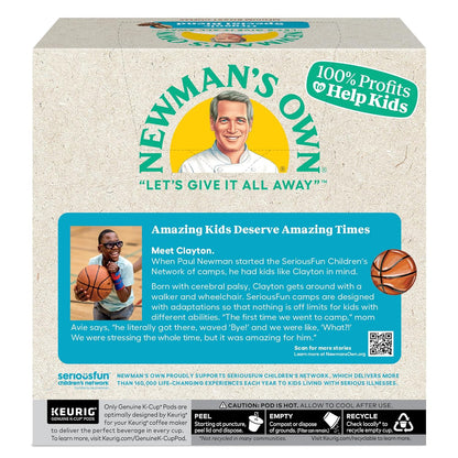 Newman's Own Organics Medium Roast Coffee K-Cup Pods - Special Blend, 32 Count