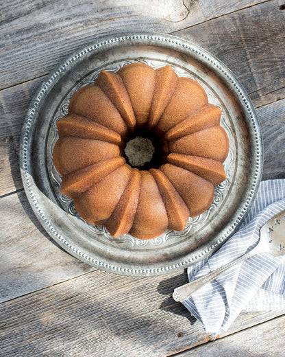 Nordic Ware 12-Cup Bundt Pan - Classic Toffee Finish for Perfect Cakes