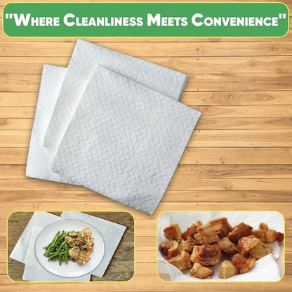 Elegant Lunch Napkin - 500 Count, 1 Ply White Napkins for Stylish Dining