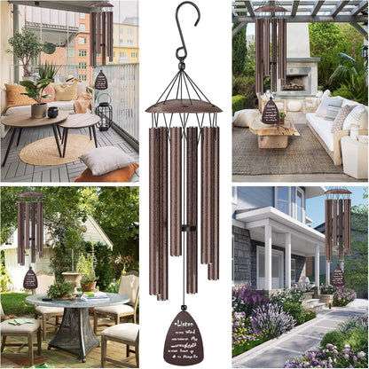 Memorial Wind Chimes by Prime | Heartfelt Sympathy Gift for Loss of Loved One - Perfect for Garden & Patio