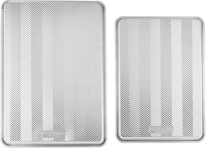 Nordic Ware Big Sheet & Half Sheet Set - Versatile Baking Pans for Perfectly Even Cooking