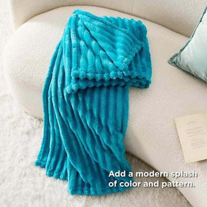 Bedsure GentleSoft Twin Blanket - Cozy Teal Throw for Women | Soft & Stylish 66x90 Inches