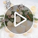 Velvet Christmas Ornaments Set 48pcs Green Shatterproof Holiday Decorations