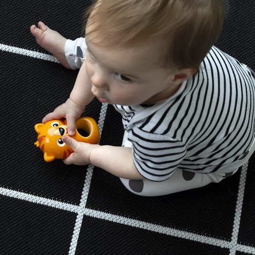 Baby Einstein Teethe & Wobble Tinker Tiger Teether Toy, BPA Free, for Cause and Effect Learning, Infants Ages 3 Months and Up