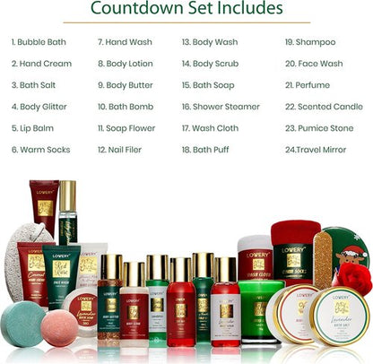 Advent Calendar for Adults | 2025 Limited Edition Spa & Beauty Countdown Gift Set
