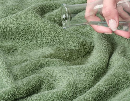 American Soft Linen Luxury Hand Towels for Bathroom, 600 GSM Heawy Weight 16x28 Size 100% Cotton Turkish 4 Piece Hand Face Towel Set, Sage Green Hand Towels