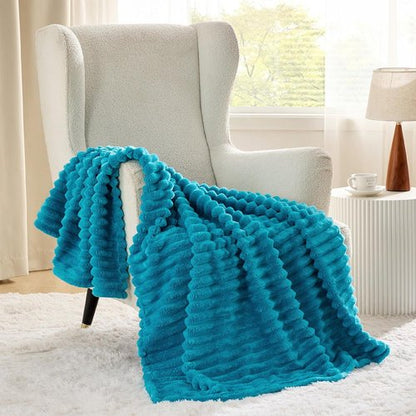Bedsure GentleSoft Twin Blanket - Cozy Teal Throw for Women | Soft & Stylish 66x90 Inches