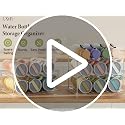 Clear 3-Tier Stackable Water Bottle Organizer Holder for Cabinets