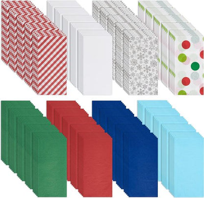 American Greetings Christmas Tissue Paper - 200 Sheets in Candy Cane Stripes & Polka Dots | 20" x 20" for Gifts & Crafts