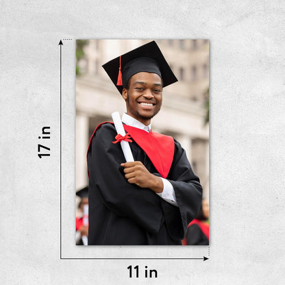 Skiennix Custom Poster Print - Personalized 11x17 Photo Prints | Upload Your Own Images
