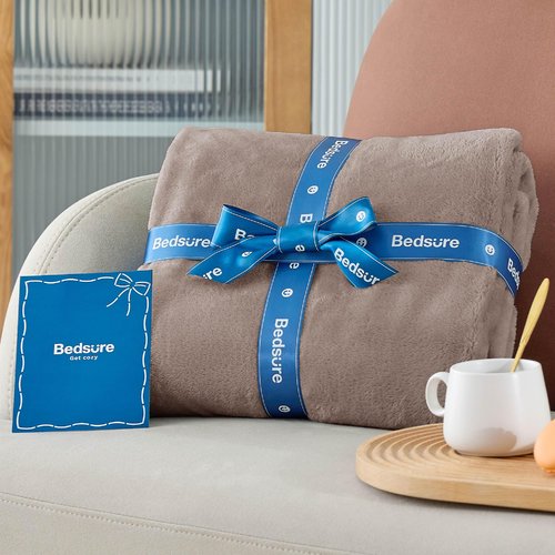 Bedsure GentleSoft Fleece King Size Blankets for Bed Mocha Brown - Soft Lightweight Plush Cozy Fuzzy Luxury Microfiber, 108x90 inches