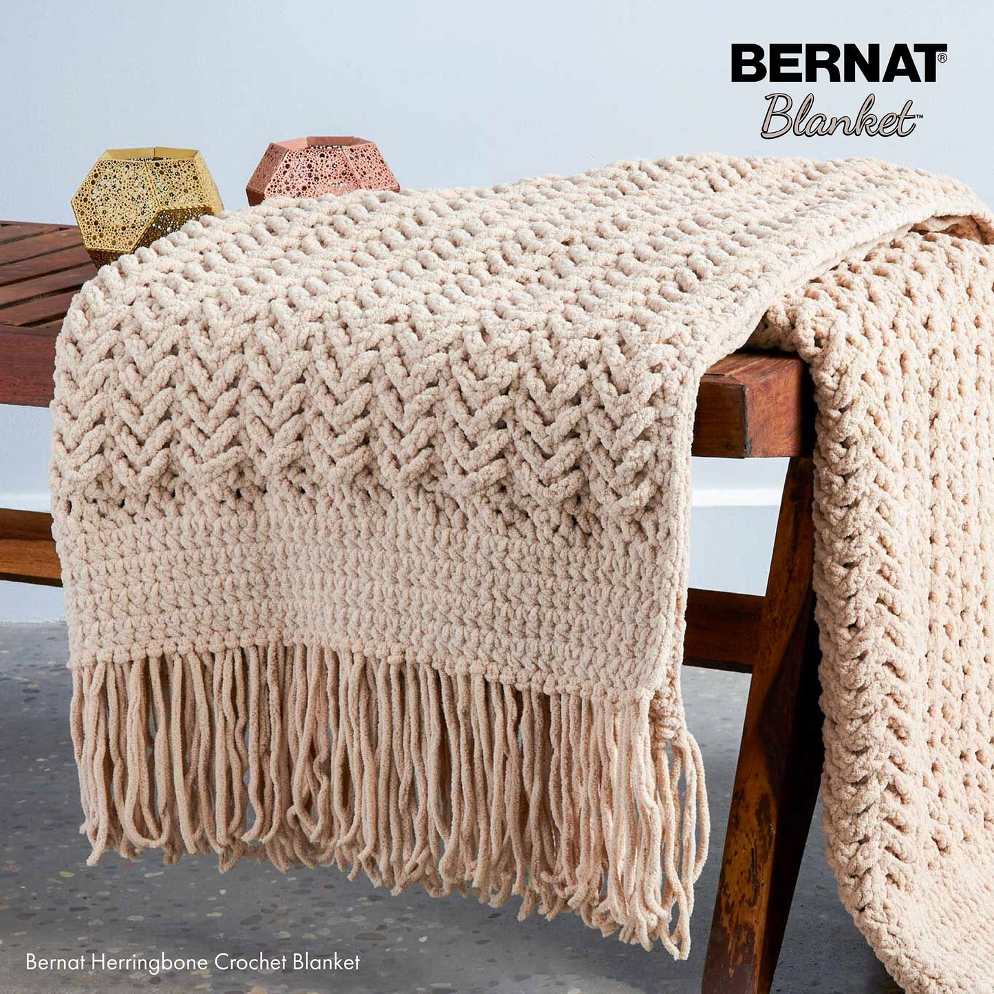 Bernat Blanket Ashen Titanium Yarn - 2 Pack of 300g/10.5oz - Polyester - 6 Super Bulky - 220 Yards - Knitting/Crochet