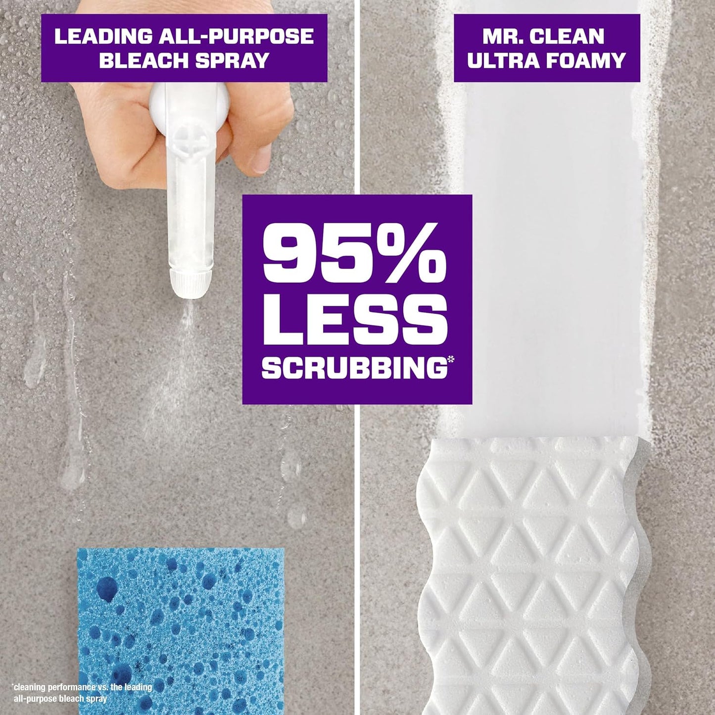 Mr. Clean Magic Eraser Bundle - Ultra Thick & Foamy Multi-Purpose Cleaners, 10 Count Total