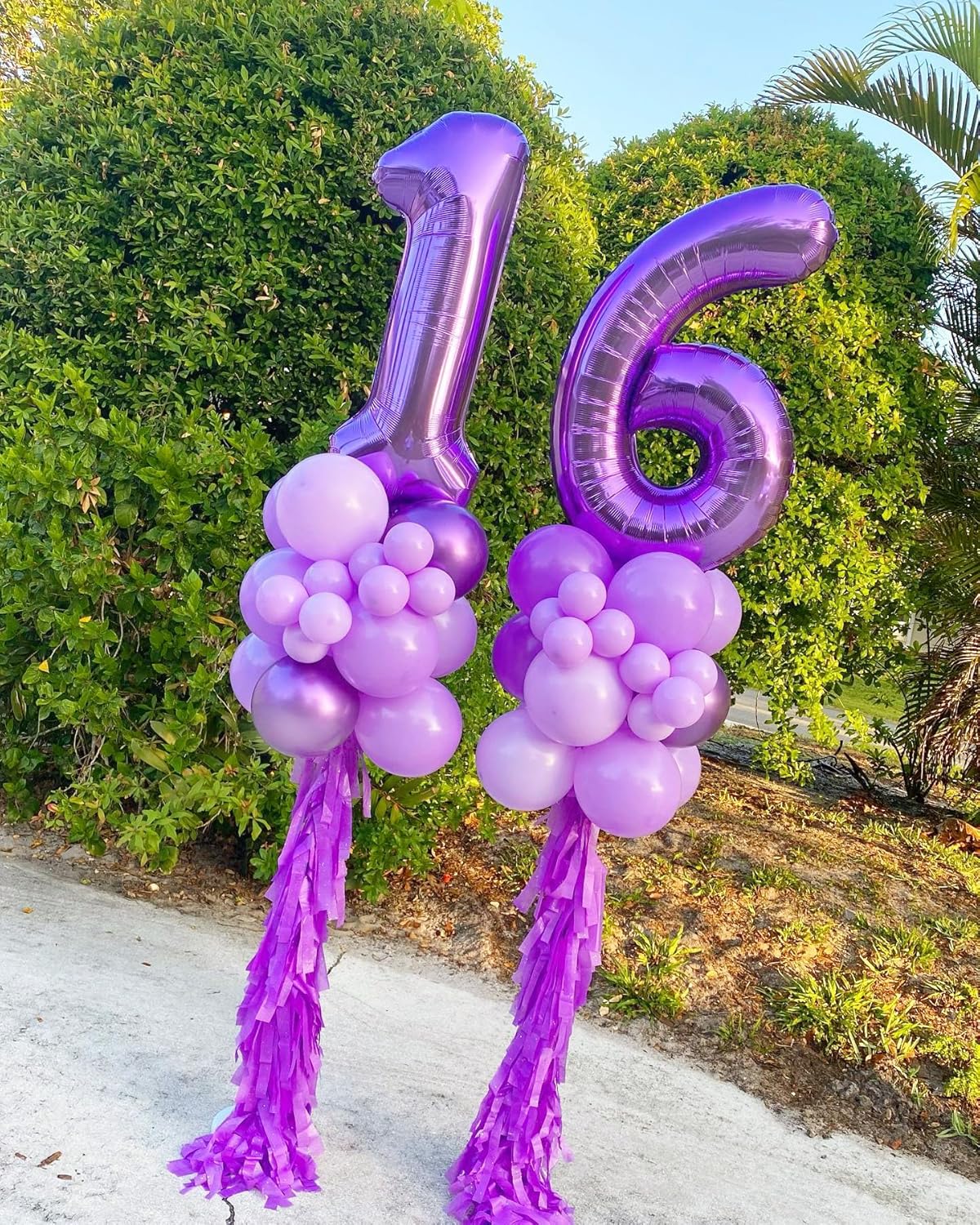 40-Inch Purple Number Balloons by [Brand Name] - Perfect for 2nd, 12th, 21st Birthday Celebrations & Events