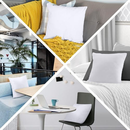 Utopia Bedding Throw Pillows (Set of 1, White) – 26 x 26 Inches Down Alternative Pillows for Bed, Sofa, and Couch - Fluffy Decorative Stuffer Pillow for Indoors & Outdoors