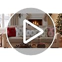 Artscope Christmas Throw Pillow Covers 18x18 Set of 2 - White Tree Design