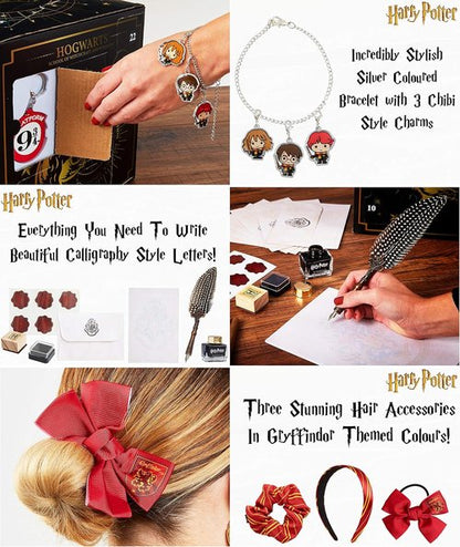 Harry Potter Advent Calendar 2025 - Magical 24-Day Countdown with Keychains & Accessories | Black Cube