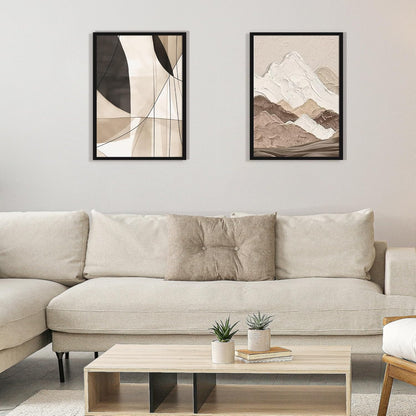 Upsimples Picture Frame Set of 5 - 20x28 Inch Frames for 16x24 Posters | Black Wall Display