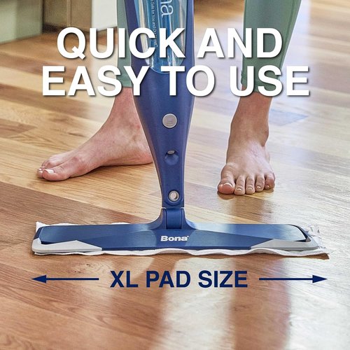 Bona Multi-Surface Floor Cleaning Pads - Heavy-Duty Microfiber Refills | 18 Disposable Pads for Easy Cleaning