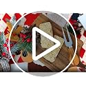 Bamboo Christmas Bridal Shower Cheese Board Gift Set with Knives - 12 Pack