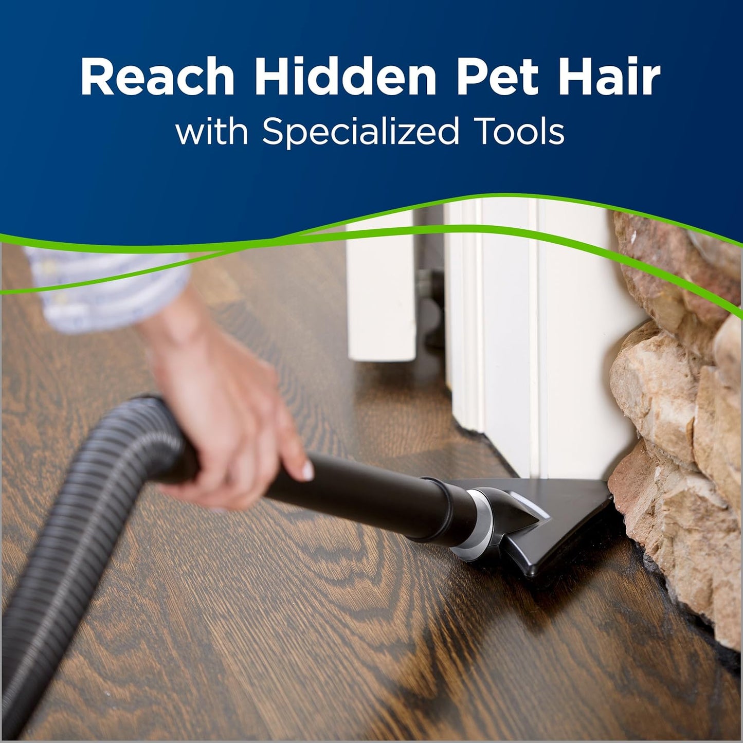 Bissell 2254 CleanView Swivel Rewind Vacuum - Powerful Pet Hair Pickup & Automatic Cord Rewind | Teal