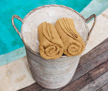 Utopia Towels 60 Pack Cotton Washcloths Set, 100% Ring Spun Cotton, Premium Flannel Face Cloths, Highly Absorbent and Soft Feel Fingertip Towels, Beige