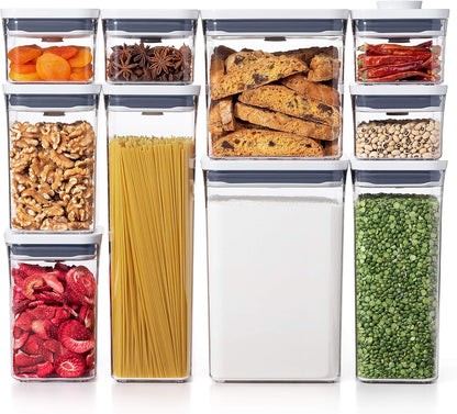 OXO Good Grips 10-Piece POP Container Set - Airtight Food Storage for Freshness & Organization