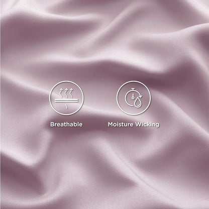 Bedsure Cooling Bed Sheets - Breathable Rayon from Bamboo | Soft, Deep Pocket Up to 16 Inches, Lavender