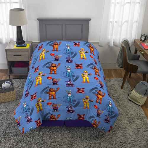 Franco Kids Bedding Soft Microfiber Comforter, Twin, Five Nights At Freddy's