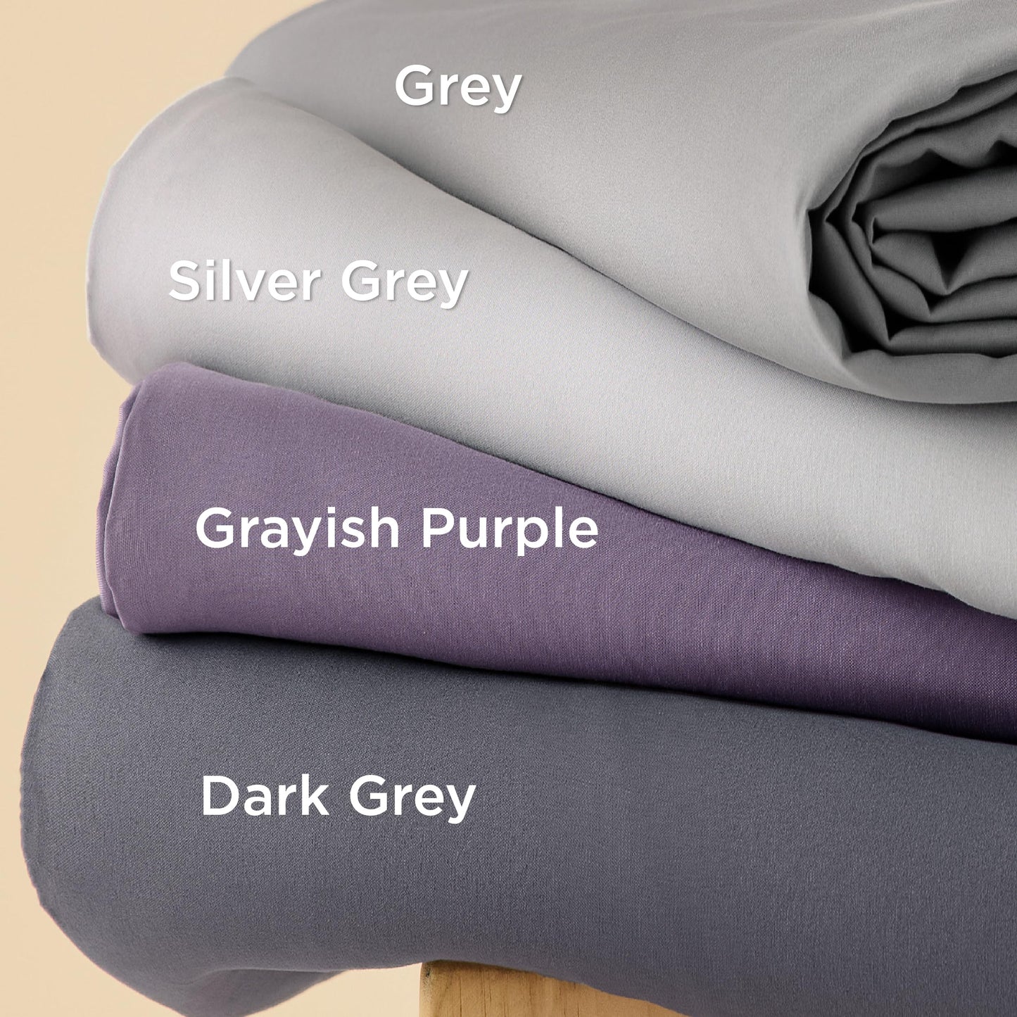 Bedsure Duvet Cover Full Size - Soft Double Brushed Bedding Set for Kids & Adults, Zipper Closure, 3 Pieces, Includes 1 Duvet Cover (80"x90") & 2 Pillow Shams, NO Comforter, Grey