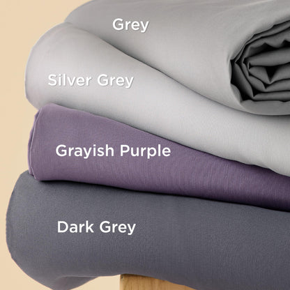 Bedsure Duvet Cover Full Size - Soft Double Brushed Bedding Set for Kids & Adults, Zipper Closure, 3 Pieces, Includes 1 Duvet Cover (80"x90") & 2 Pillow Shams, NO Comforter, Grey